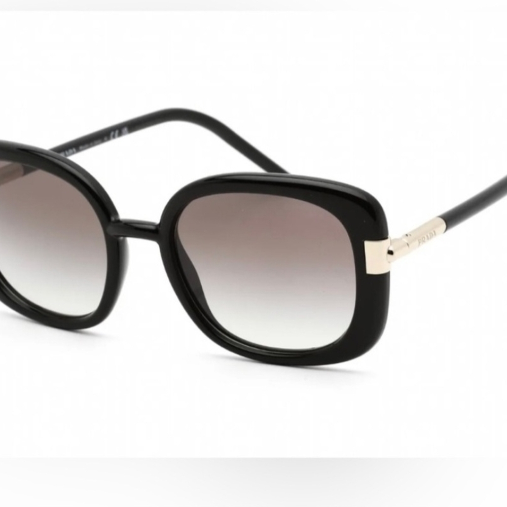 **NEVER BEEN USED**Prada Black and Gold Gradient Sunglasses, No Prada Case